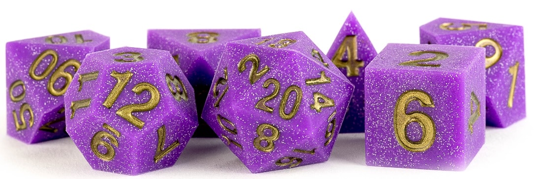 MDG Regal Ricochet Silicone Dice 7 Piece Set image 0